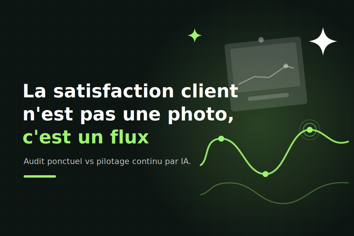 Audit de satisfaction client : pourquoi passer au continu
