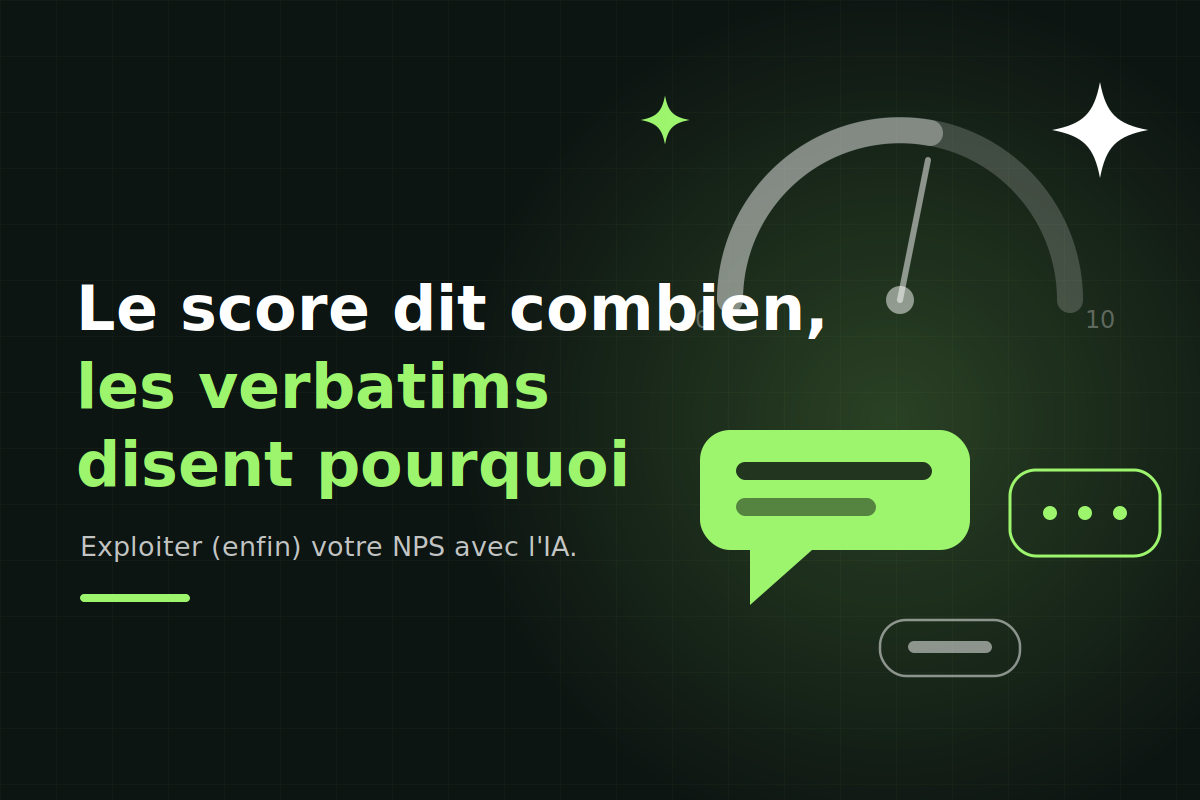 NPS : la méthode pour exploiter enfin vos verbatims
